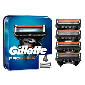Gillette Fusion Proglide 4 шт. в пакованні змінні касети для гоління оригінал Німеччина