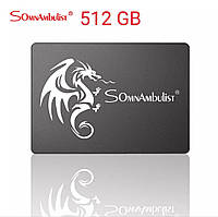 Жорсткий диск внутрішній SSD 512 GB SomnAmbuList 2.5" SATA III