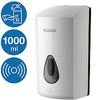 Дозатор жидкого мыла сенсорный Rixo Maggio SA018W автоматический бесконтактный диспенсер белый Италия 1000 мл