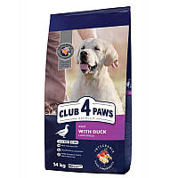 CLUB 4 PAWS PREMIUM для взрослых собак больших пород(4лапы клуб) 14, утка