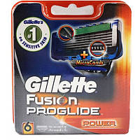 Gillette Fusion Proglide Power 6 шт. в упаковке сменные кассеты ля бритья, оригинал, Германия