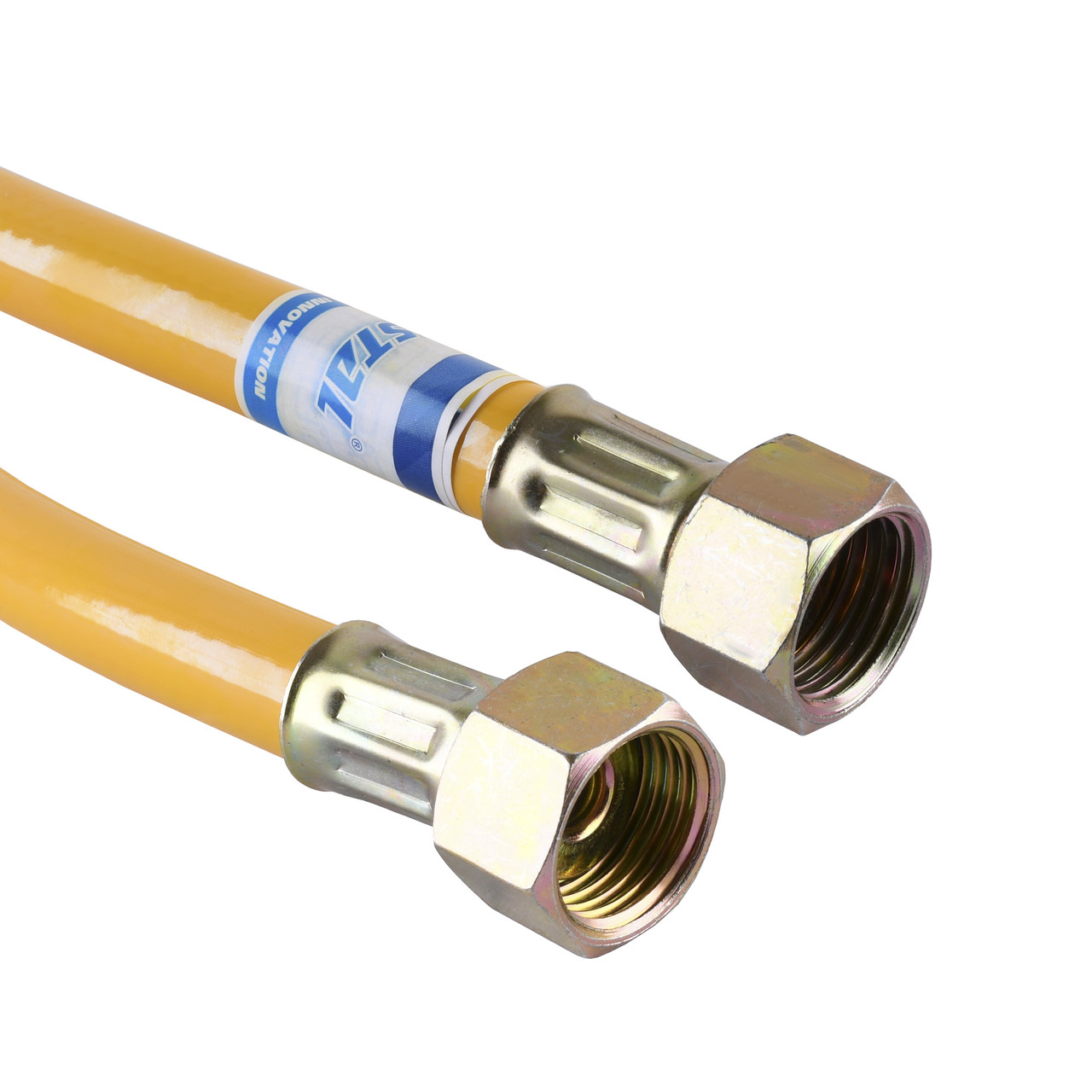 Шланг газовий 1,2 м Гайка/Гайка 1/2" Waterstal