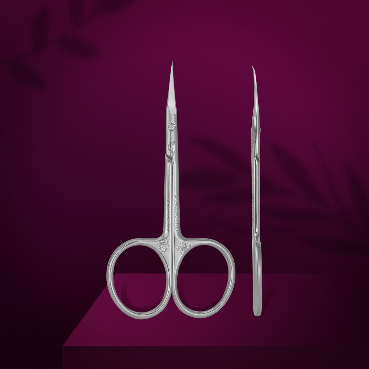 Ножиці з гачком для кутикули Staleks Pro Exclusive 23 TYPE 2 (magnolia)