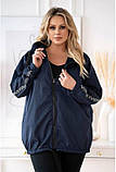 Жіноча вітровка великого розміру новинка 2023, фото 2