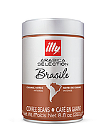 Кава в зернах illy Brasile 250 г Іллі Бразилія 100% Арабіка