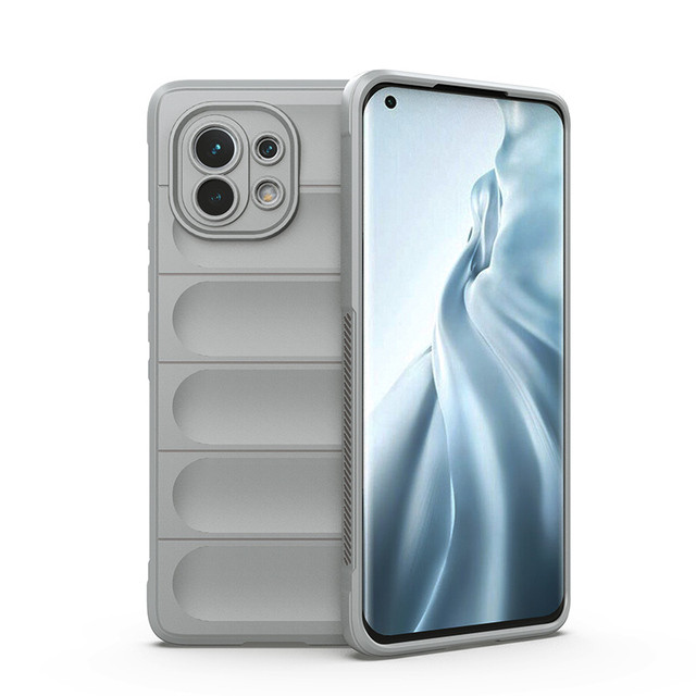 Силіконовий чохол Wavy для Xiaomi Mi 11 Pro Silver