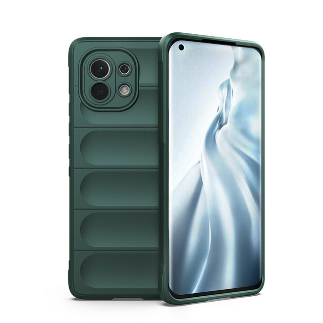 Силіконовий чохол Wavy для для Xiaomi Mi 11 Pro Pine Green