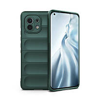 Силіконовий чохол Wavy для для Xiaomi Mi 11 Pro Pine Green