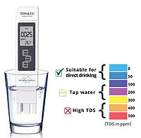 Комбинированный солемер / кондуктометр TDS / EC метр TЕС-1 (0 - 5000ppm; 0 - 9990µS/cm)