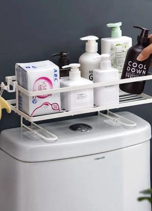 Органайзер-полиця над унітазом Bathroom organizer Білий