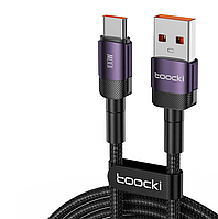 Кабель для Быстрой Зарядки телефона смартфона QC3.0 USB - Type-C LED 1м Зарядный провод шнур ЮСБ на Тайп С D4E