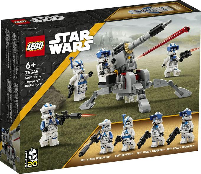 LEGO Star Wars Бойовий набір клонів-солдат 501-го легіону 119 деталей (75345)