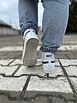 Жіночі кросівки Nike Blazer 77 Mid Vintage 2 (білі з чорним) високі весняні повсякденні кеди KVDart0323 топ, фото 8