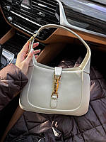 Жіноча сумка клатч Gucci (біла) art0267 шикарна шкіряна стильна подарункова дуже красива сумочка топ
