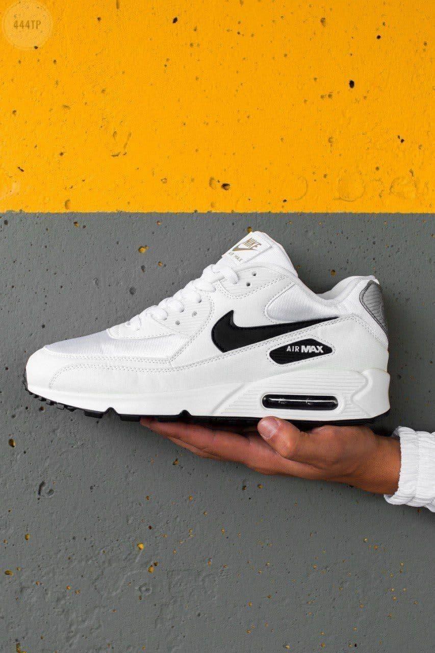 Чоловічі кросівки Nike Air Max 90 (білі) світлі осінньо-весняні кроси 444TP топ, фото 1