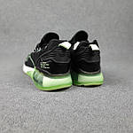 Чоловічі кросівки Adidas ZX 2K (чорні із салатовим) легкі м'які кроси для спорту О10836 топ, фото 2