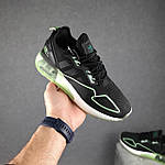 Чоловічі кросівки Adidas ZX 2K (чорні із салатовим) легкі м'які кроси для спорту О10836 топ, фото 5