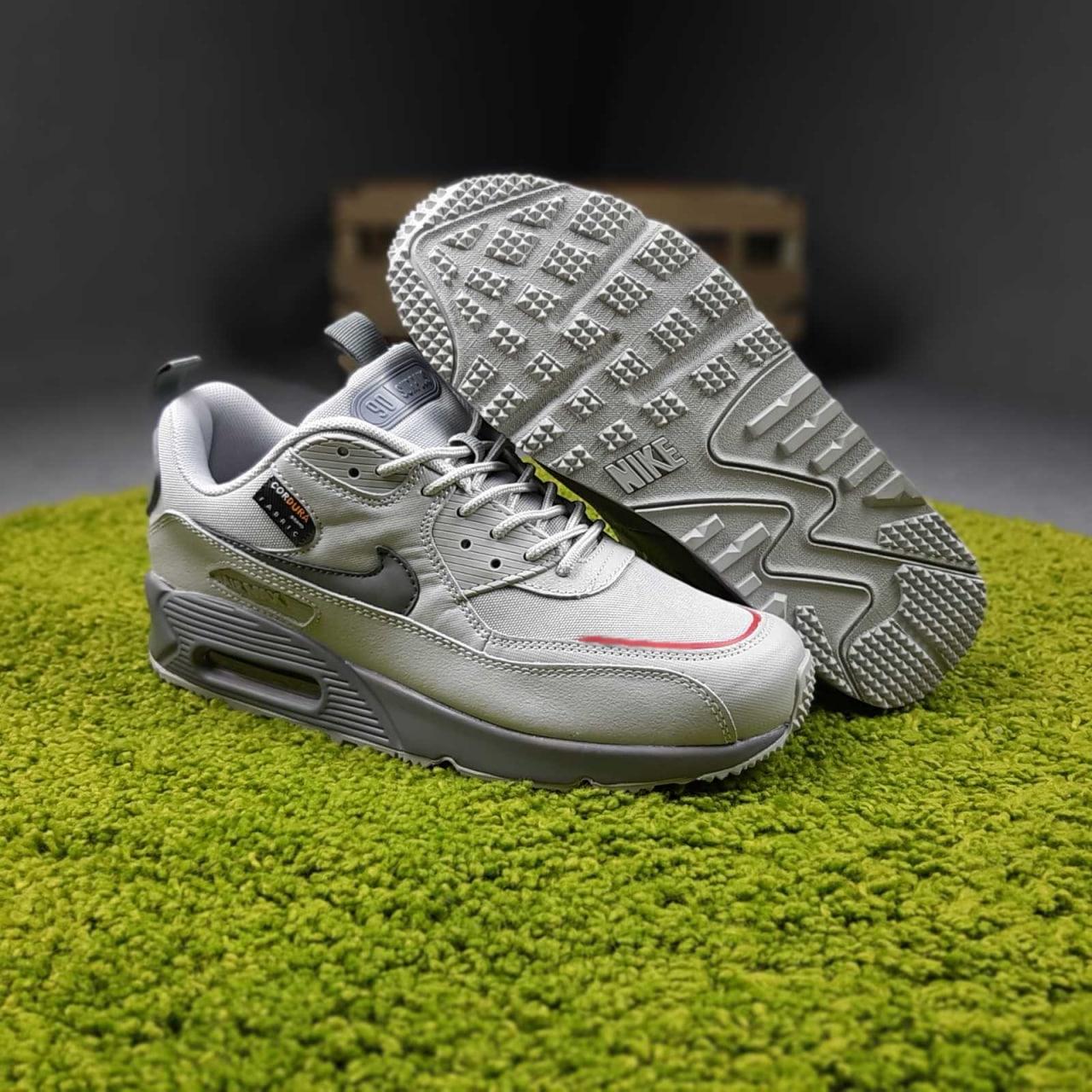 Чоловічі кросівки Nike Air Max 90 Surplus (сірі) модні весняні легкі кроси О10846 топ, фото 1