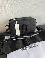 Женская подарочная сумка клатч Marc Jacobs Black Premium (черная) Gi91008 модная стильная монохром ПРЕМИУМ топ