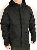 Зимняя тактическая куртка Рипстоп (черная) Арт1104 плотная ветрозащитная водоотталкивающая топ