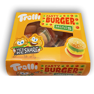 Желейки Trolli Burger Minis у формі бургера, 150 г