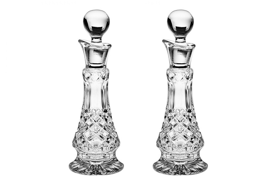 Набір кришталевих ємностей для олії та оцту Bohemia Diamond 2 штуки 48512-60500-010, фото 1
