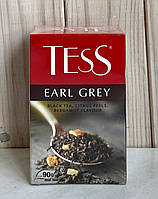 Чорний чай TESS Earl Grey 90 г (Тесс эрл грей с бергамотом)