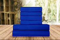 Twin/Twin XL Duke Blue Elegant Comfort Роскошные мягкие простыни с рисунком пальмовых листьев 1500 Количе