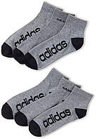 Shoe Size: 6-12 Grey Мужские носки Adidas из 3 пар влагоотводящих носков Climalite Quarter Performance (р