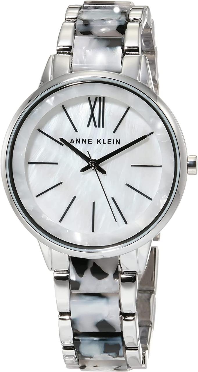 Silver/Multi Жіночий годинник зі смолою-браслетом Anne Klein