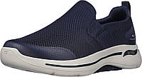 11.5 X-Wide Navy/Grey Мужские кроссовки Skechers Gowalk Arch Fit-Athletic Slip-on Casual Loafer Walking S