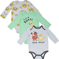 0-3 Months Lion King Disney King Lion Winnie the Pooh Mickey Mouse Minnie Mouse Baby 3 Pack Bodysuits New