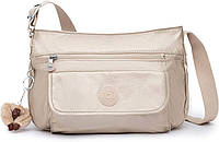 Starry Gold Metallic Kipling Syro Hobo, черный, универсальный размер