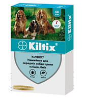 Bayer Kiltix Килтикс ошейник для средних собак от блох и клещей 48 см