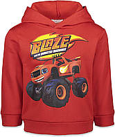 Флисовая толстовка с капюшоном для малышей Nickelodeon Blaze and the Monster Machines, красный цвет 3T