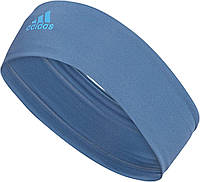 Wonder Steel Blue/Pulse Blue One Size adidas unisex-adult Alphaskin 2.0 Elastic Headband