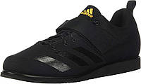 12 Black/Black/Solar Gold Мужские кроссовки для тяжелой атлетики adidas Powerlift 4