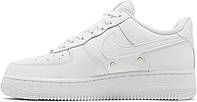 7.5 White/White Metallic Silver Жіночі сучасні, класичні баскетбольні кросівки Nike