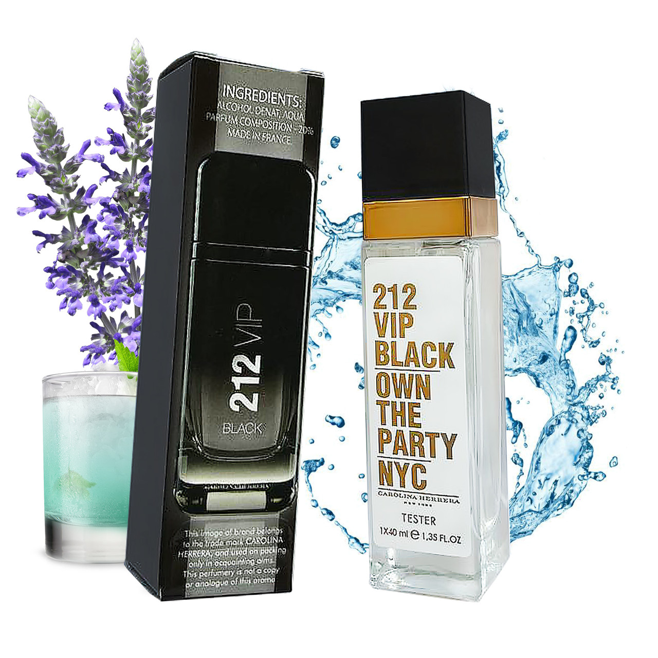 Carolina Herrera 212 VIP Black (Кароліна Еррера 212 ВІП Блек) 40 мл.