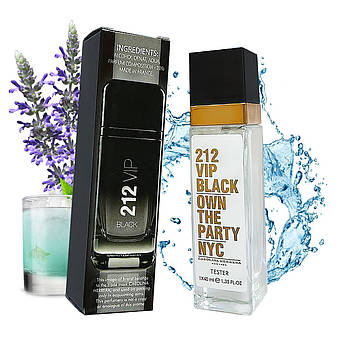 Carolina Herrera 212 VIP Black (Кароліна Еррера 212 ВІП Блек) 40 мл. ОПТ