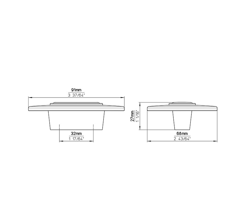 Ручка скоба меблева Eclectic Collection сучасний стиль SIR2006-91N10 антична бронза