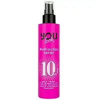 Мультиспрей мгновенного действия 10в1 розовый Multiaction spray 200мл