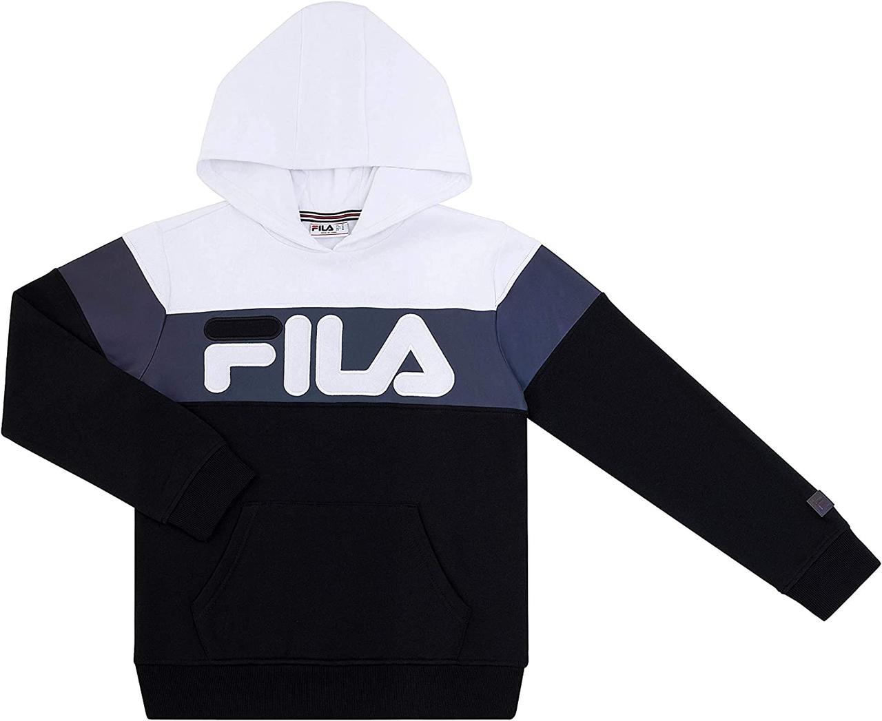 X-Large Multi Reflective Дитячий флісовий світшот унісекс Fila Heritage для хлопчиків і дівчаток з капюшо