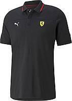 Medium Black 1.0 PUMA Men's Standard Ferrari Race Polo