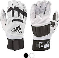 Medium White adidas Freak MAX 2.0 Padded Lineman Взрослые футбольные перчатки - Premium Football Gear