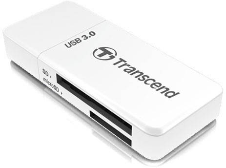 Кардридер Transcend TS-RDF5K 5-IN-1 USB 3.0 white, фото 1