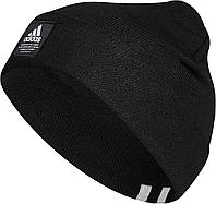 One Size Black/White F22 Мужская шапка adidas Amplifier Fold Beanie