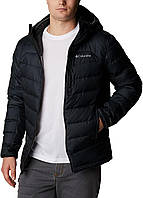 Black XX-Large Пуховик Columbia Men Autumn Park с капюшоном