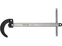 Ключ гачковий телескопічний для фітинга YATO YT-22251 230- 410 мм, 32-63,5 мм