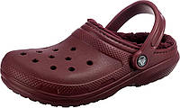 8 Women/6 Men Garnet Crocs унисекс-взрослые мужские и женские классические сабо с подкладкой | Fuzzy Slip